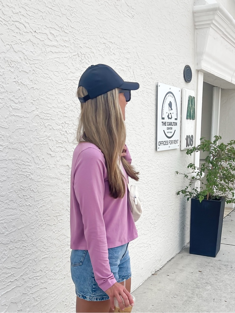 lululemon athletica mauve crewneck long sleeve tee - Picture 3 of 7